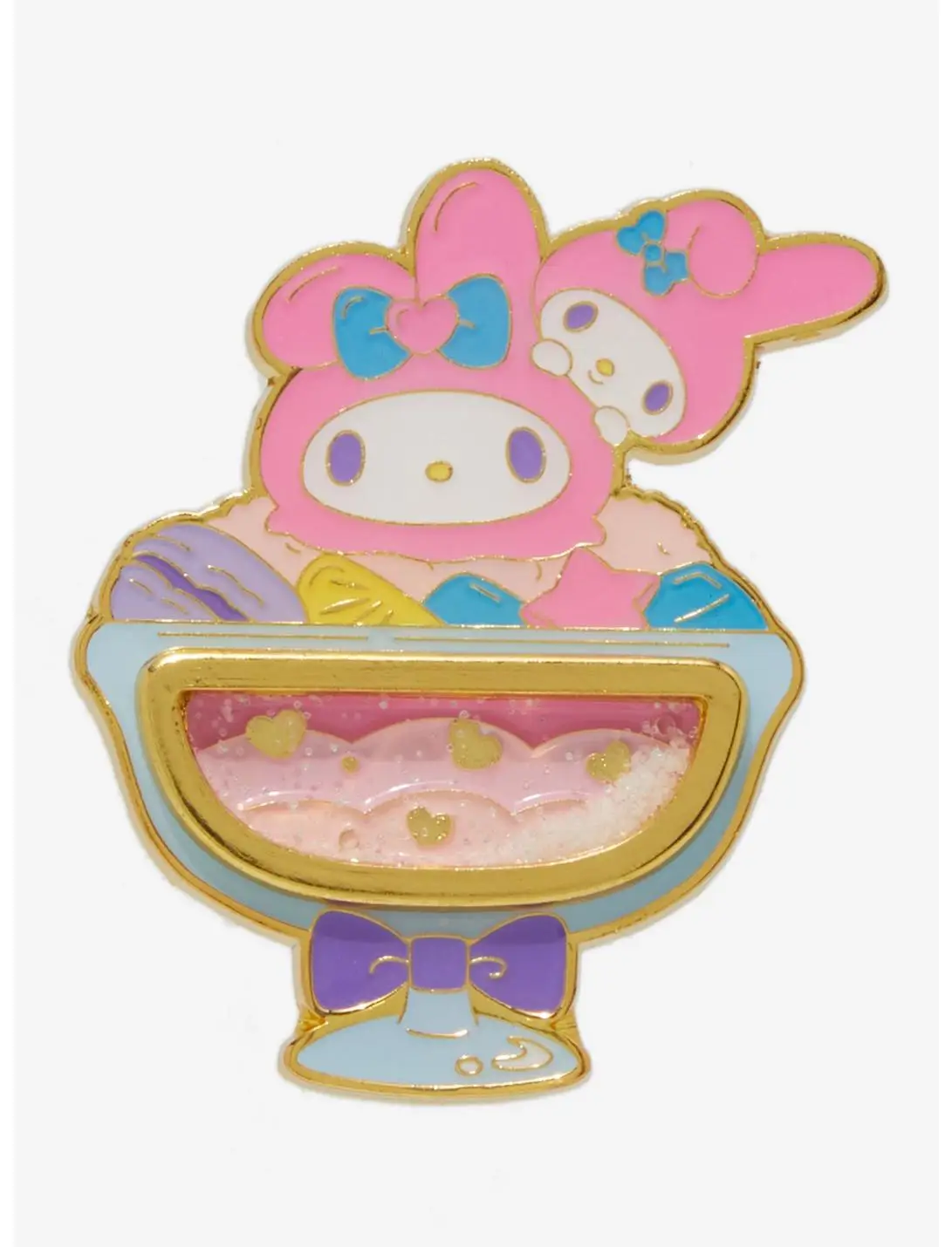 Loungefly Sanrio My Melody Ice Cream Sundae Glitter Enamel Pin — BoxLunch Exclusive