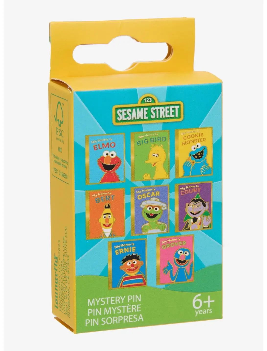 Loungefly Sesame Street Storybook Blind Box Enamel Pin — BoxLunch Exclusive