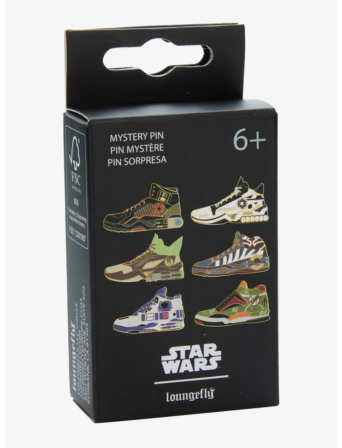 Loungefly Star Wars Character Shoes Blind Box Enamel Pin - BoxLunch Exclusive