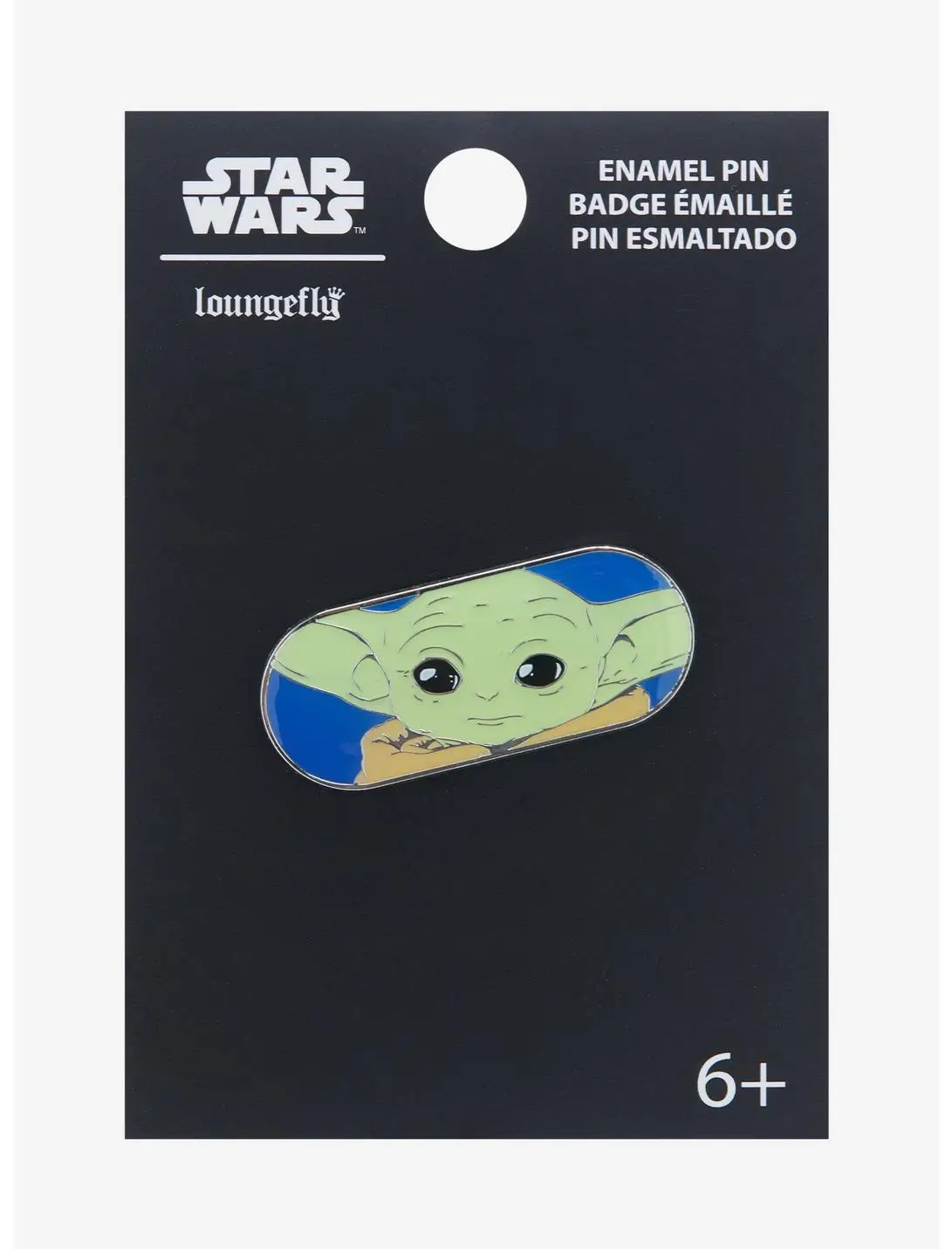 Loungefly Star Wars The Mandalorian Grogu Oval Enamel Pin - BoxLunch Exclusive