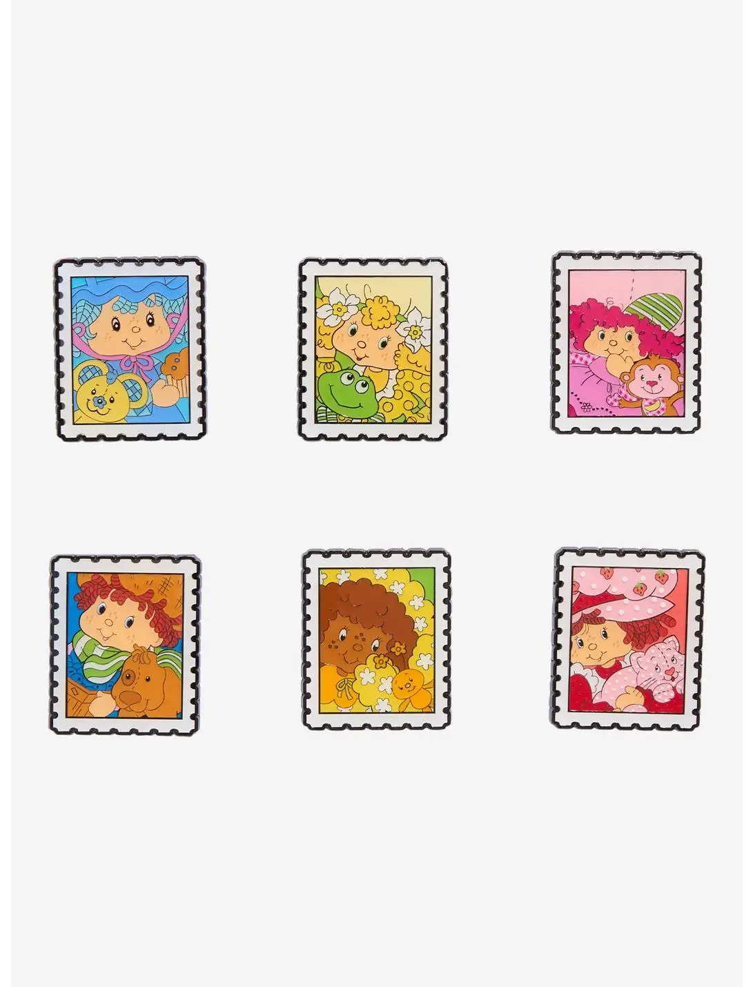 Loungefly Strawberry Shortcake Stamp Portraits Blind Box Enamel Pin - BoxLunch Exclusive