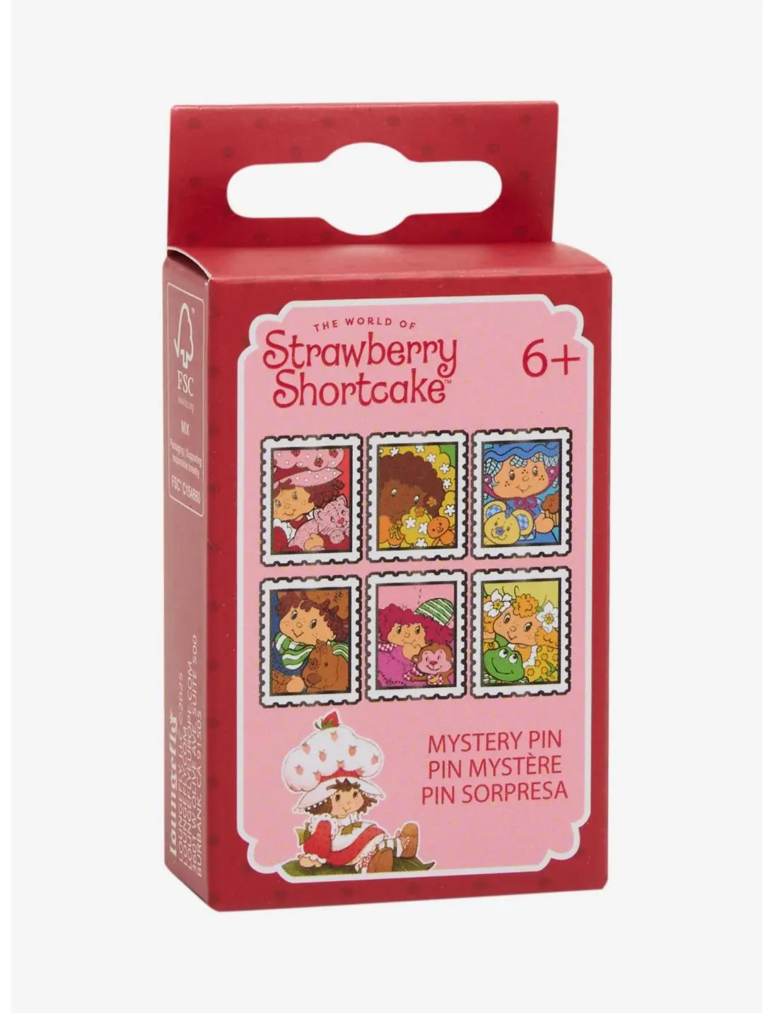 Loungefly Strawberry Shortcake Stamp Portraits Blind Box Enamel Pin - BoxLunch Exclusive