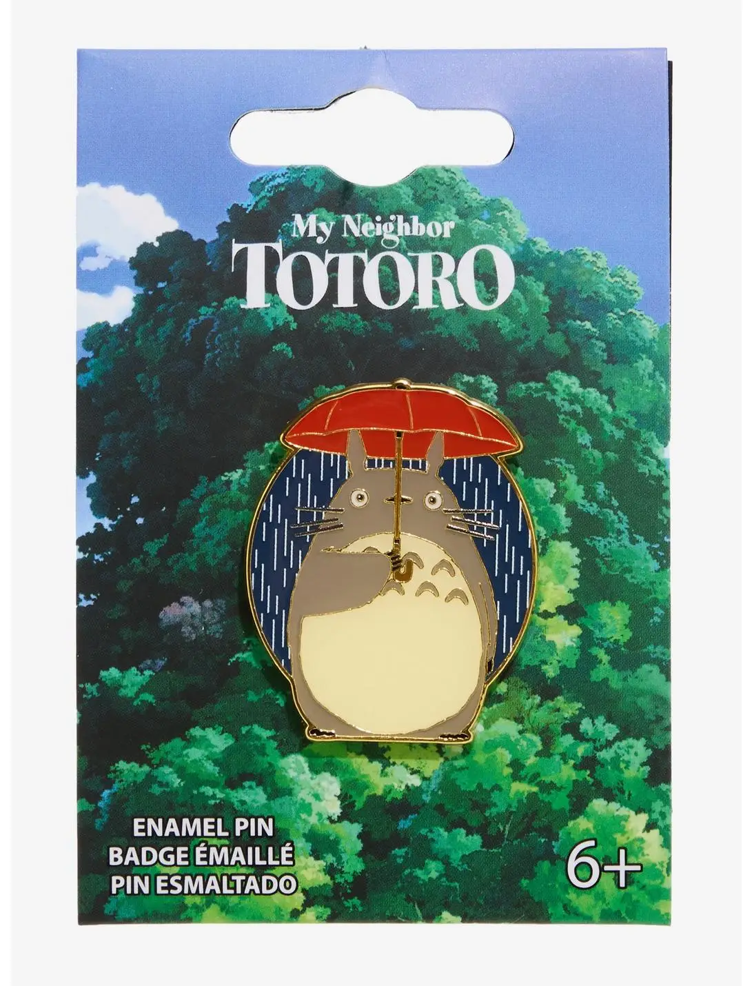 Loungefly Studio Ghibli® My Neighbor Totoro Umbrella Portrait Enamel Pin