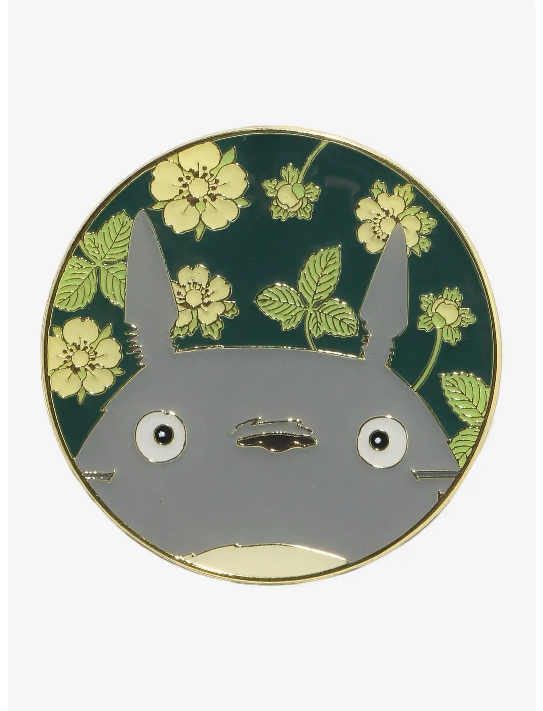 Loungefly Studio Ghibli® My Neighbor Totoro Yellow Floral Enamel Pin