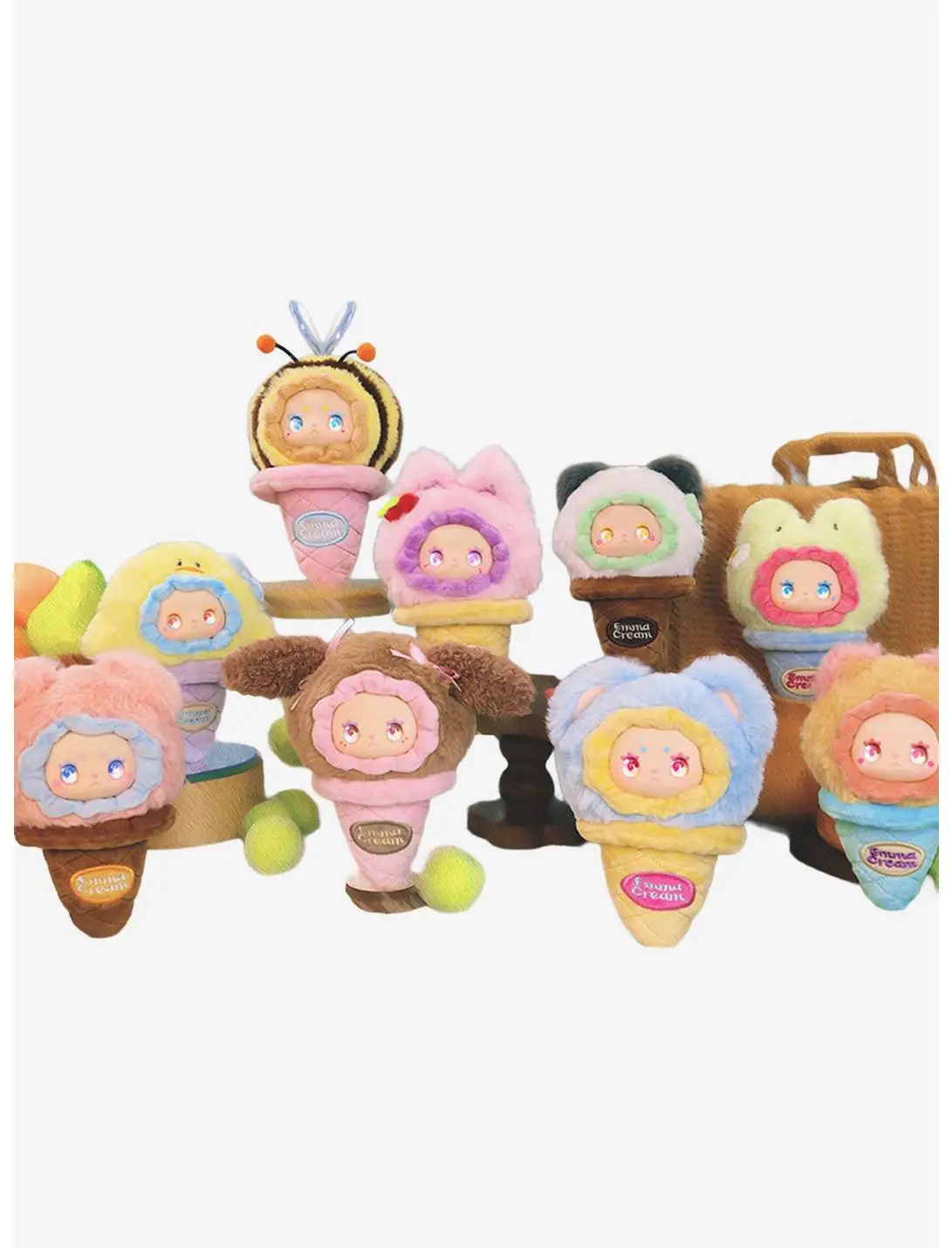 Lovely Emma Scoop Ice Cream Series Blind Box Plush Keychain