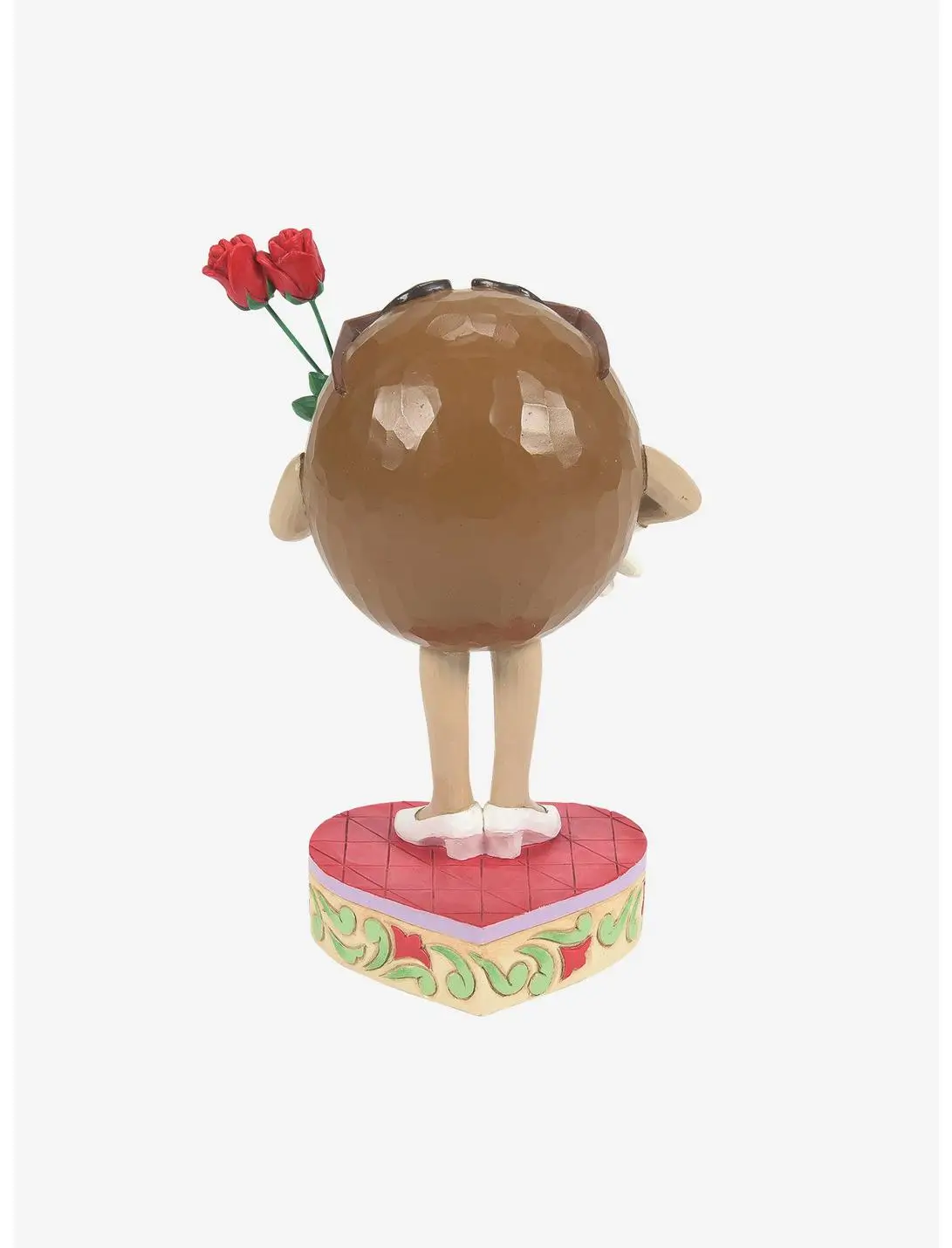 M&M's Brown with Roses Jim Shore Figure