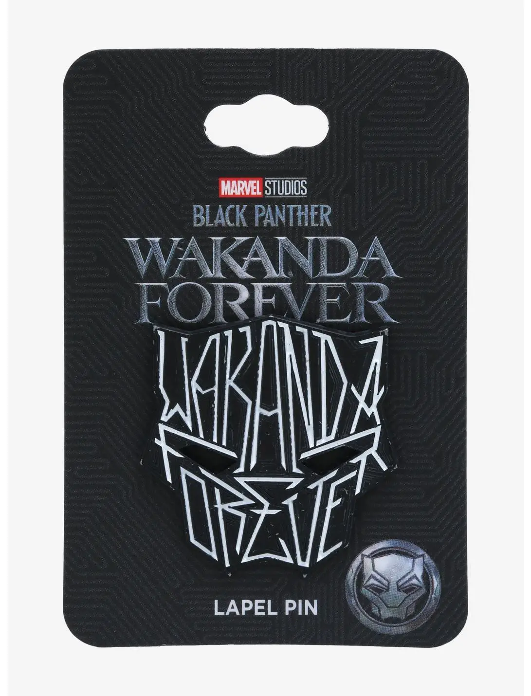 Marvel Black Panther Wakanda Forever Enamel Pin - BoxLunch Exclusive
