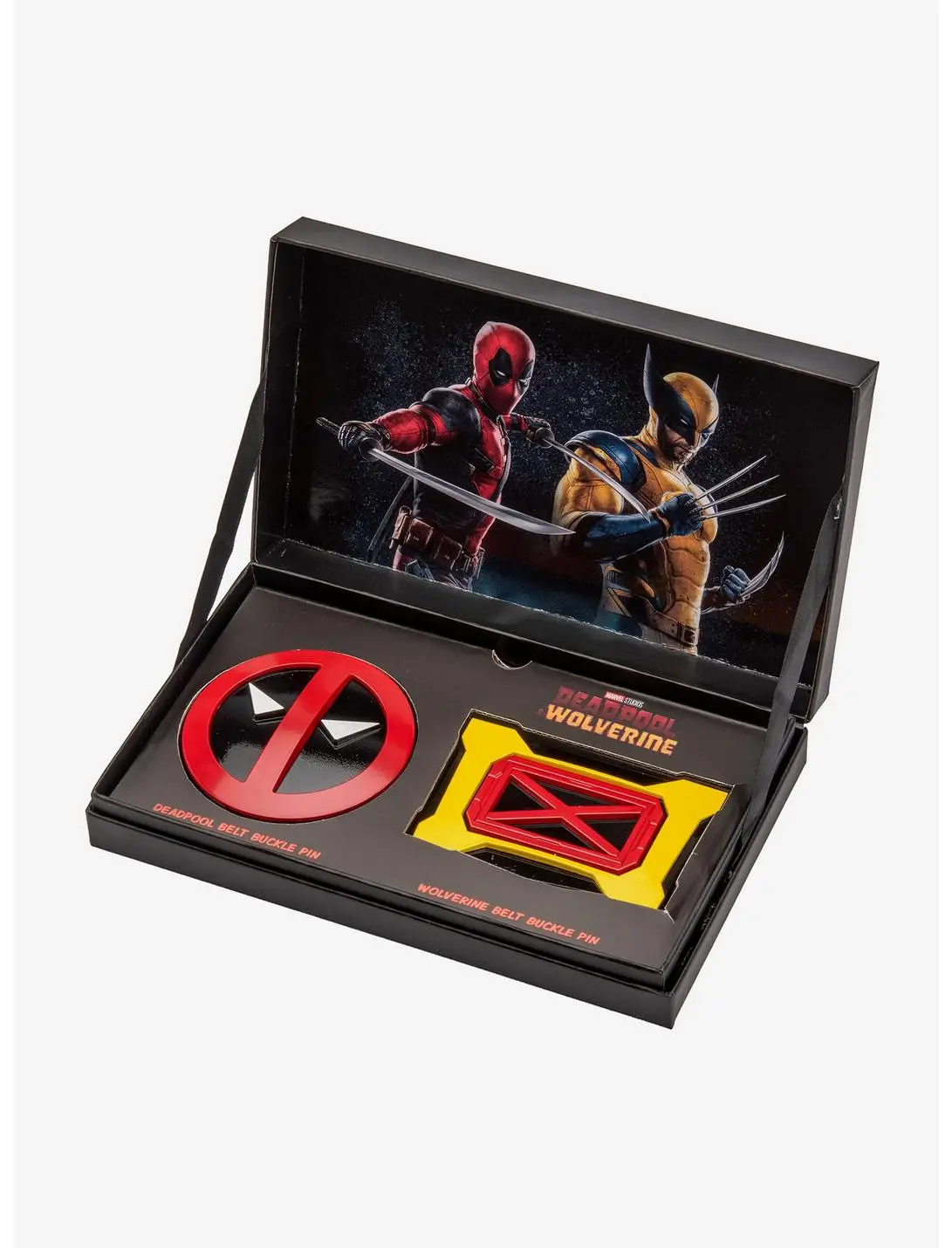 Marvel Deadpool and Wolverine Belt Icon Oversized Pin Set