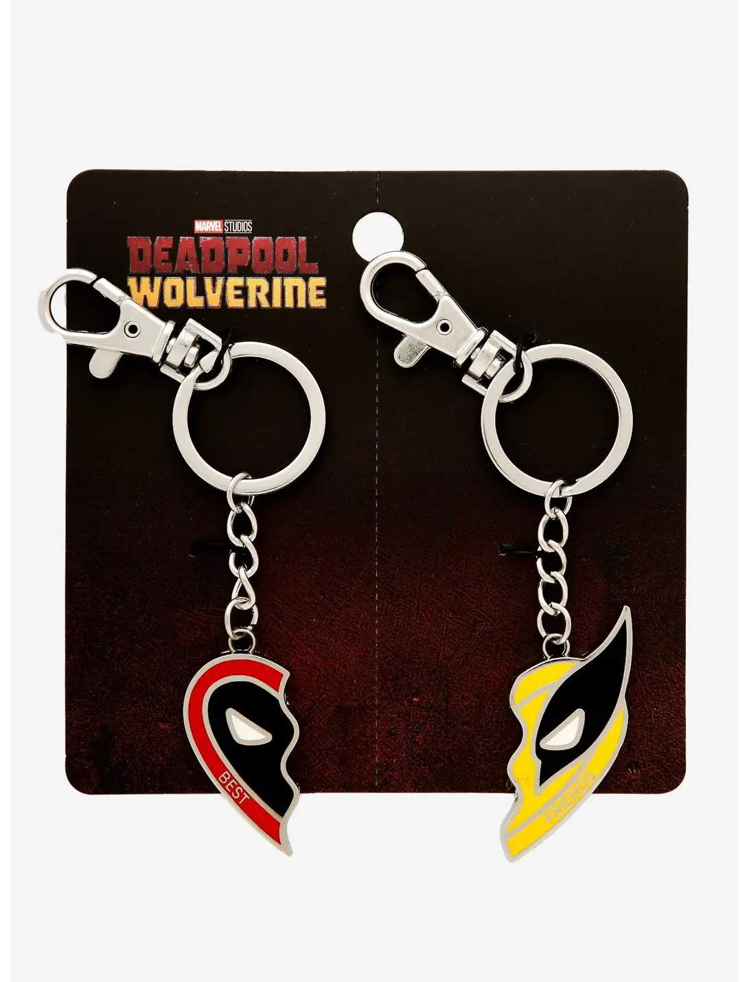 Marvel Deadpool & Wolverine Best Friends Heart Magnetic Keychain Set - BoxLunch Exclusive