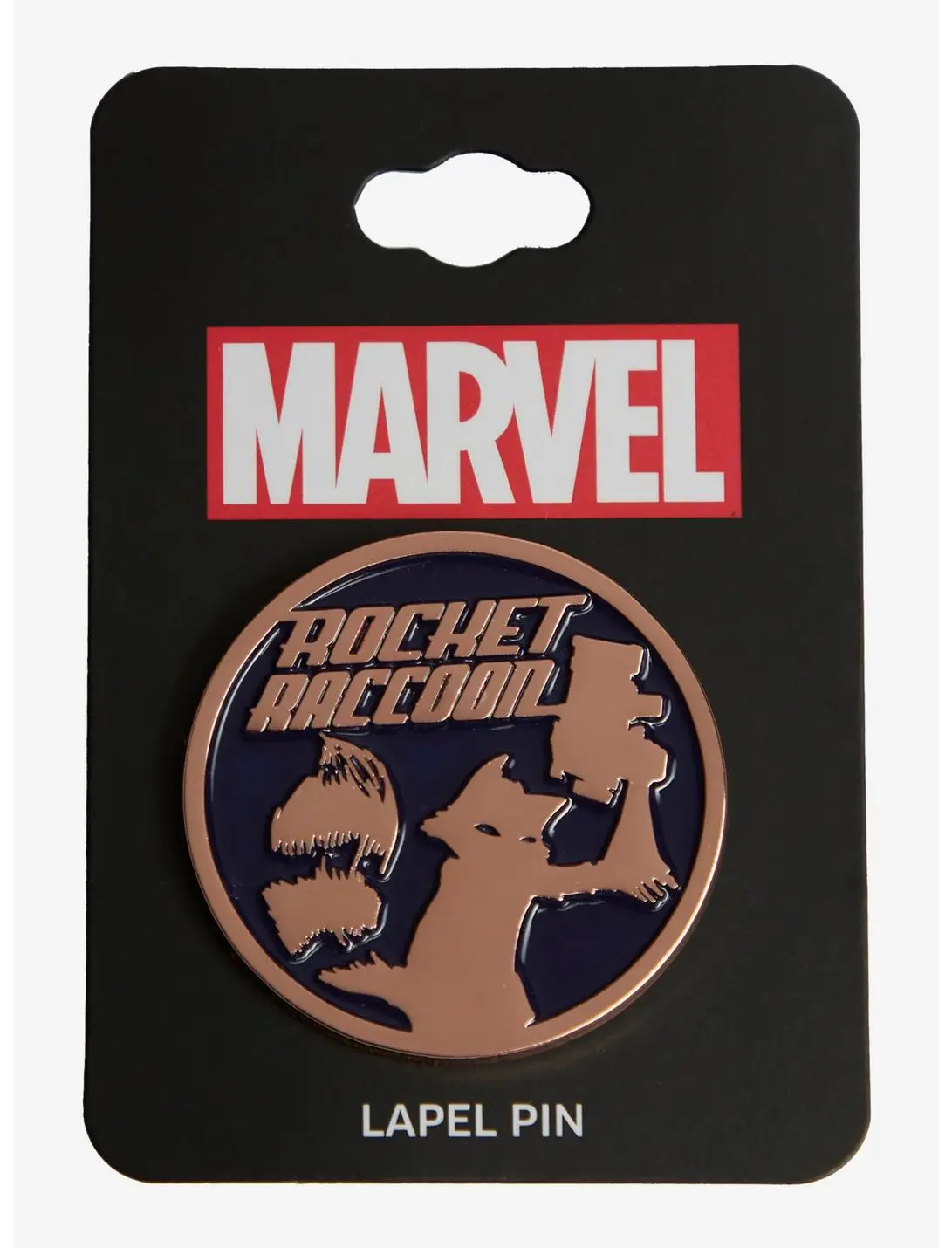 Marvel Guardians of the Galaxy Rocket Raccoon Circular Enamel Pin - BoxLunch Exclusive