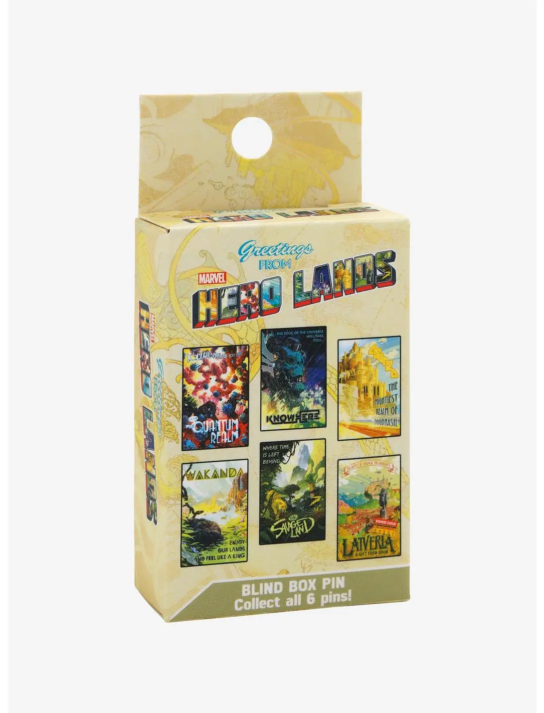 Marvel Hero Lands Poster Blind Box Enamel Pin