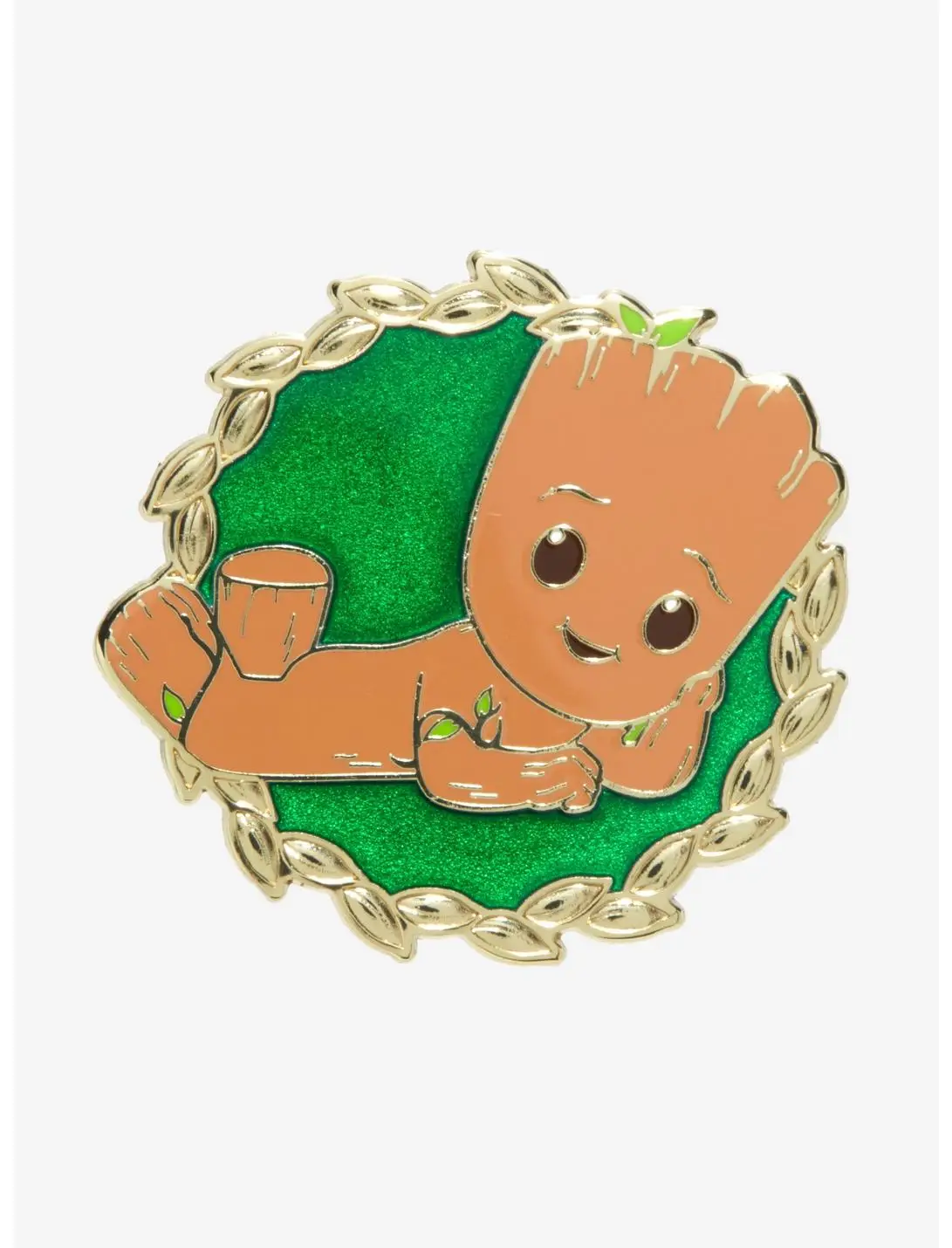 Marvel I Am Groot Leaf Frame Groot Enamel Pin - BoxLunch Exclusive