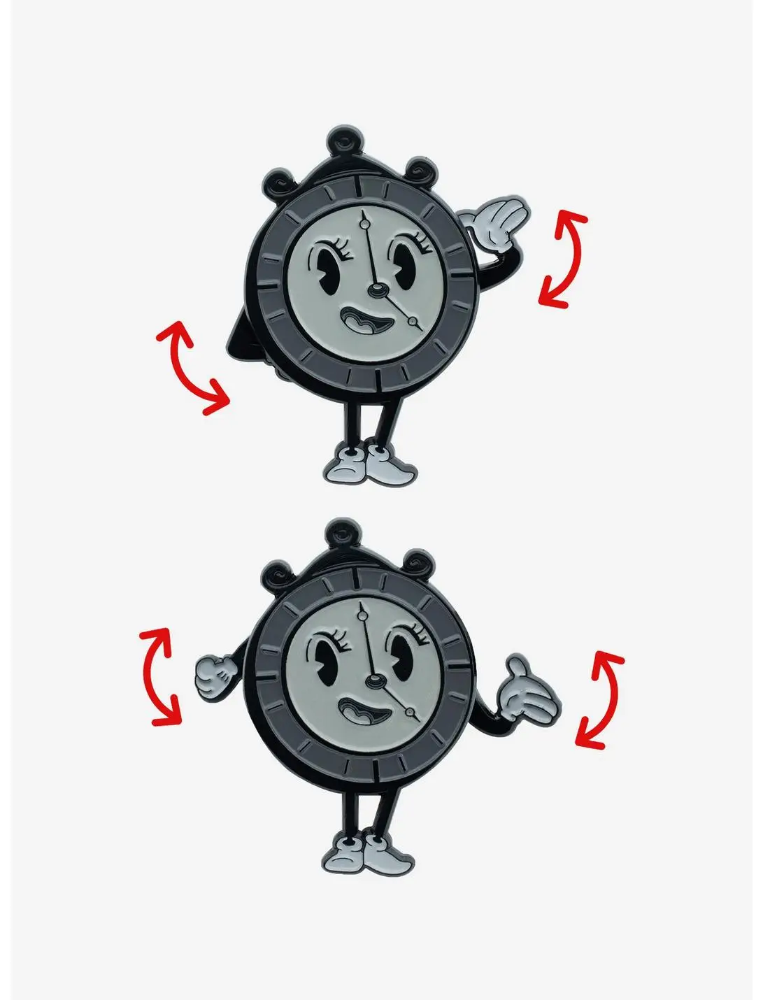 Marvel Loki Miss Minutes Moving Hand Enamel Pin