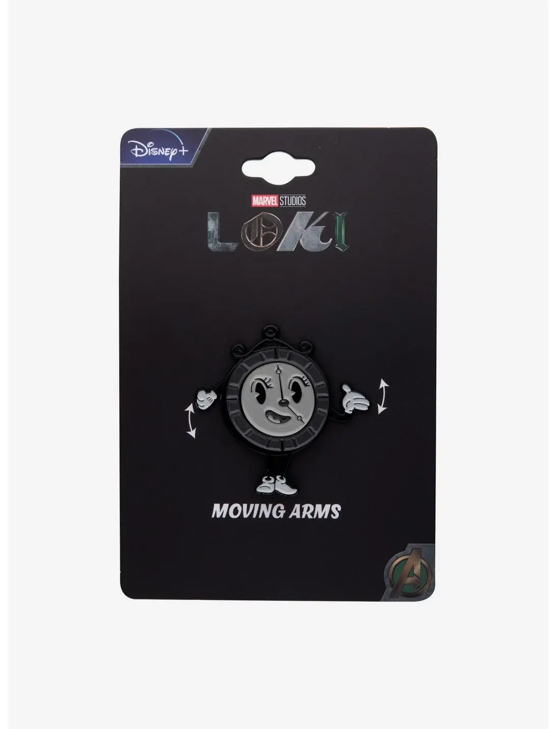 Marvel Loki Miss Minutes Moving Hand Enamel Pin