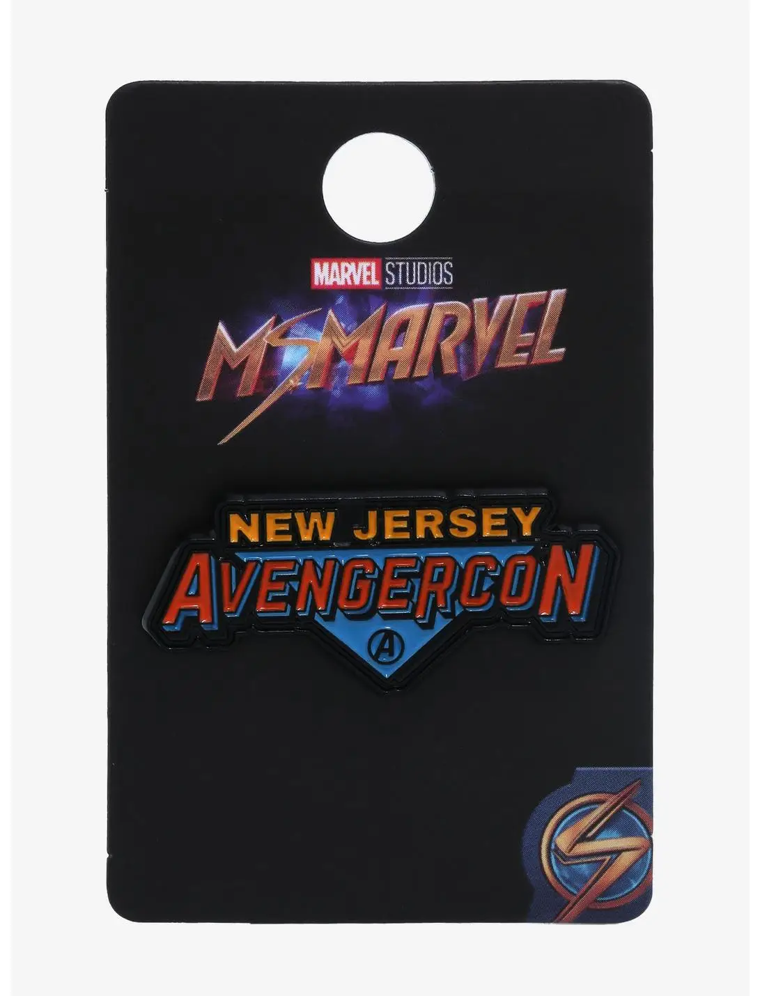 Marvel Ms. Marvel New Jersey Avengercon Logo Enamel Pin - BoxLunch Exclusive
