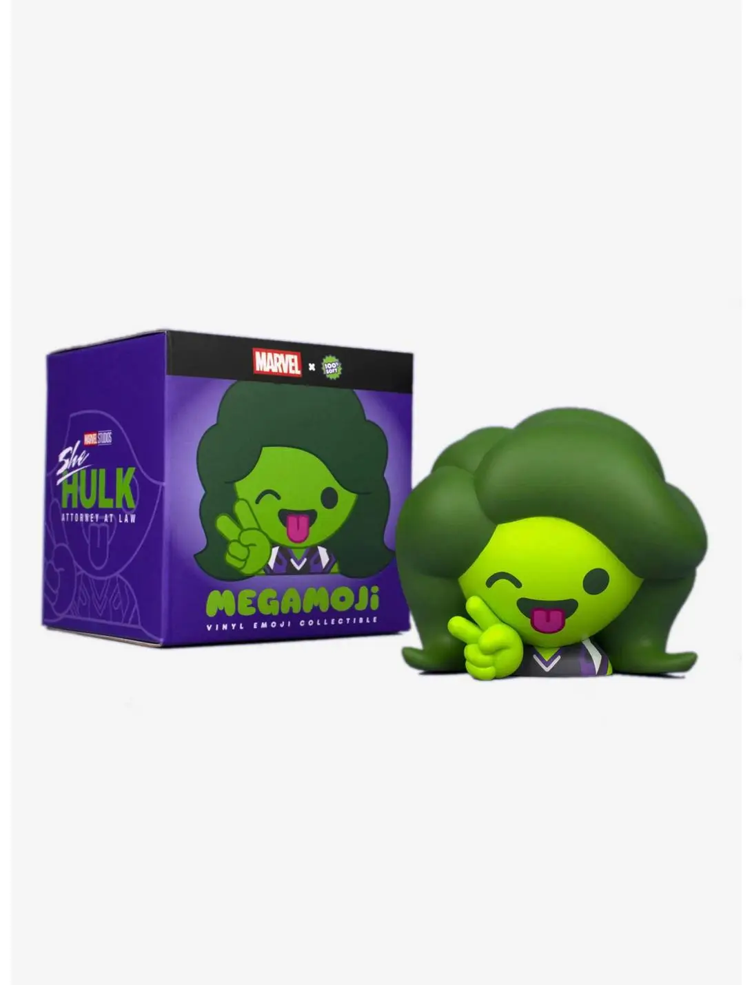 Marvel She-Hulk MEGAMOJI by 100% Soft Collectible Bust Figure