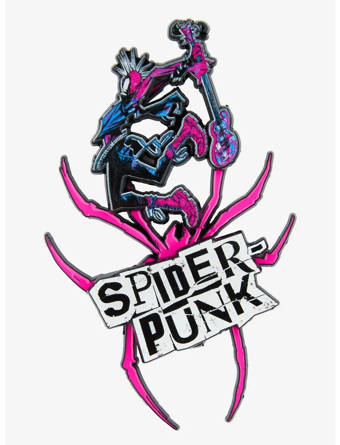 Marvel Spider-Man: Across the Spider-Verse Spider-Punk Multi-Piece Enamel Pin Set - BoxLunch Exclusive