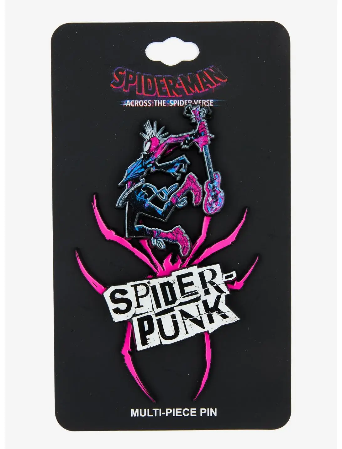 Marvel Spider-Man: Across the Spider-Verse Spider-Punk Multi-Piece Enamel Pin Set - BoxLunch Exclusive