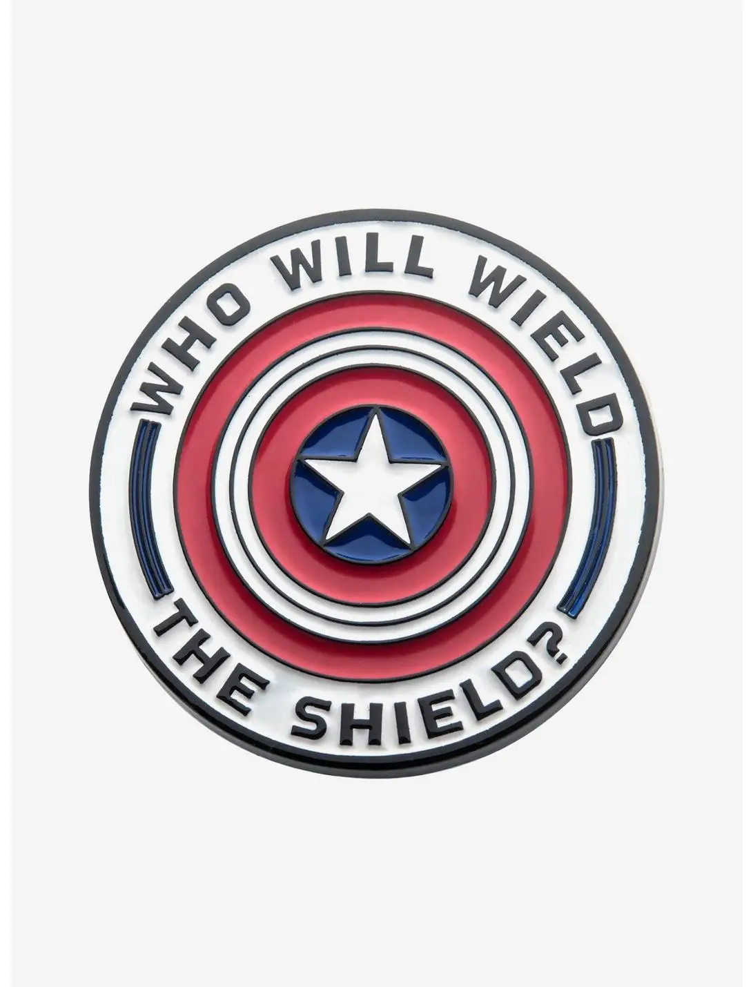 Marvel The Falcon and the Winter Soldier "Who Will Wield The Shield?" Lapel Pin