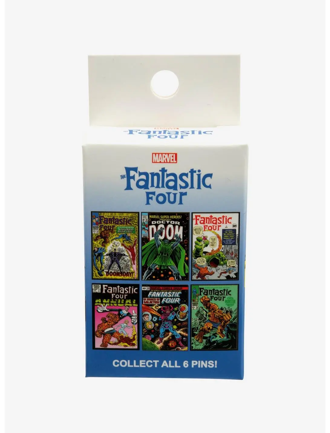 Marvel The Fantastic Four Comic Cover Print Blind Box Pin