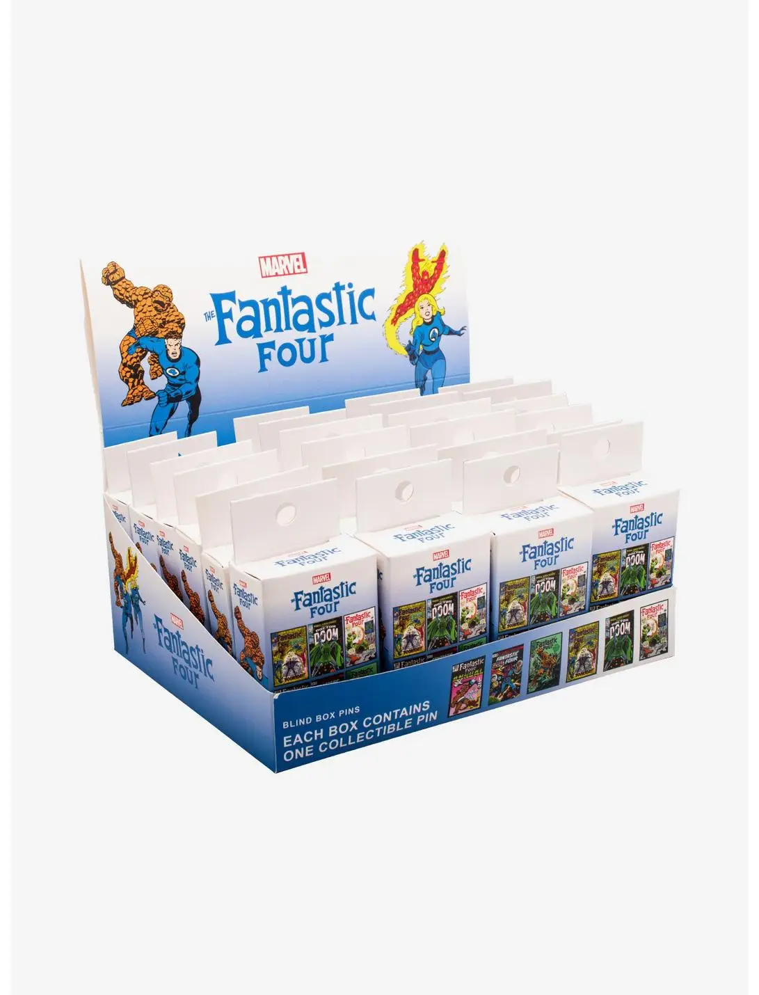 Marvel The Fantastic Four Comic Cover Print Blind Box Pin