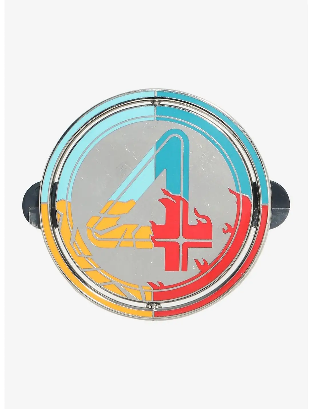 Marvel The Fantastic Four: First Steps Spinning Logo Enamel Pin - BoxLunch Exclusive