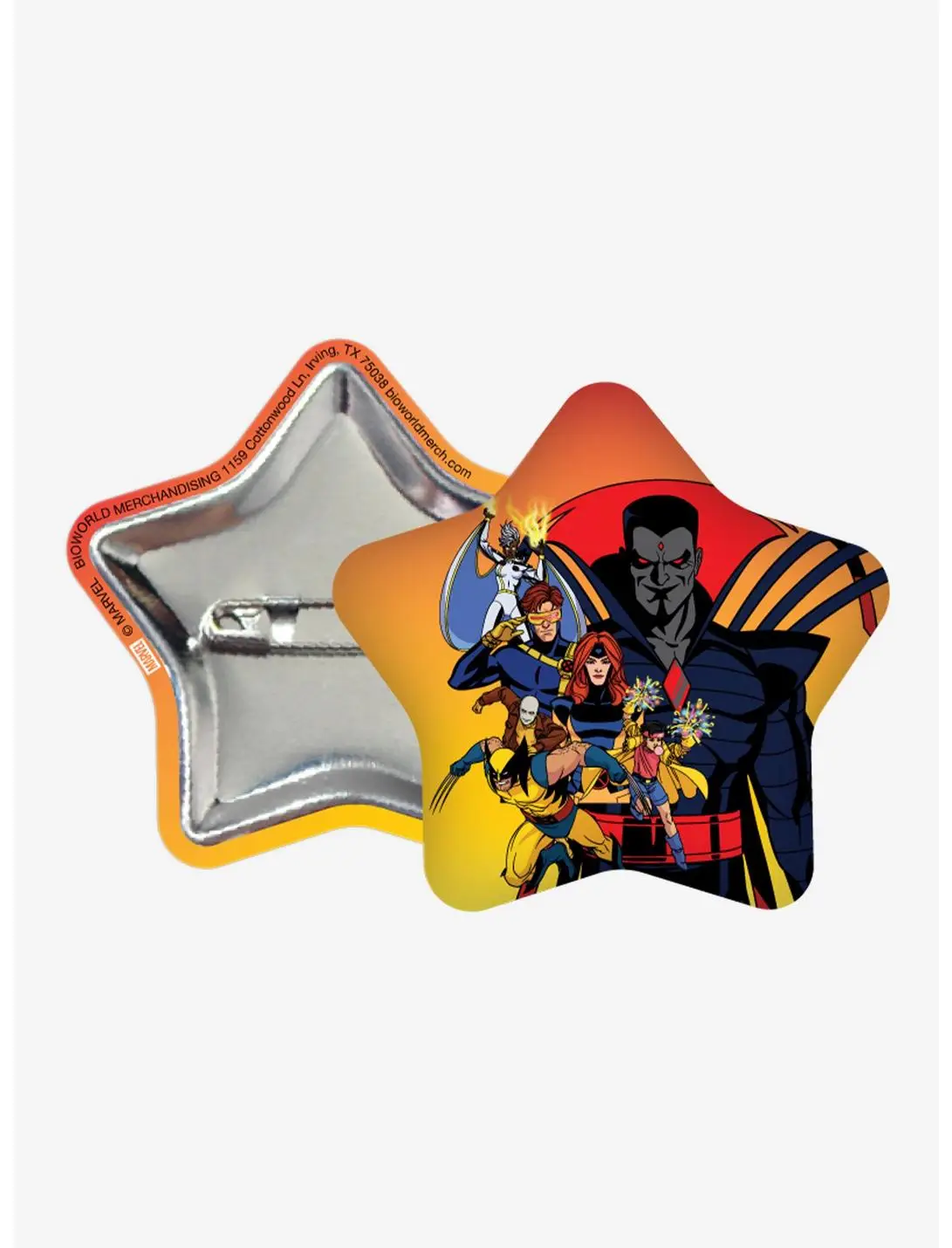Marvel X-Men '97 Group Portrait Star Button Pin - BoxLunch Exclusive