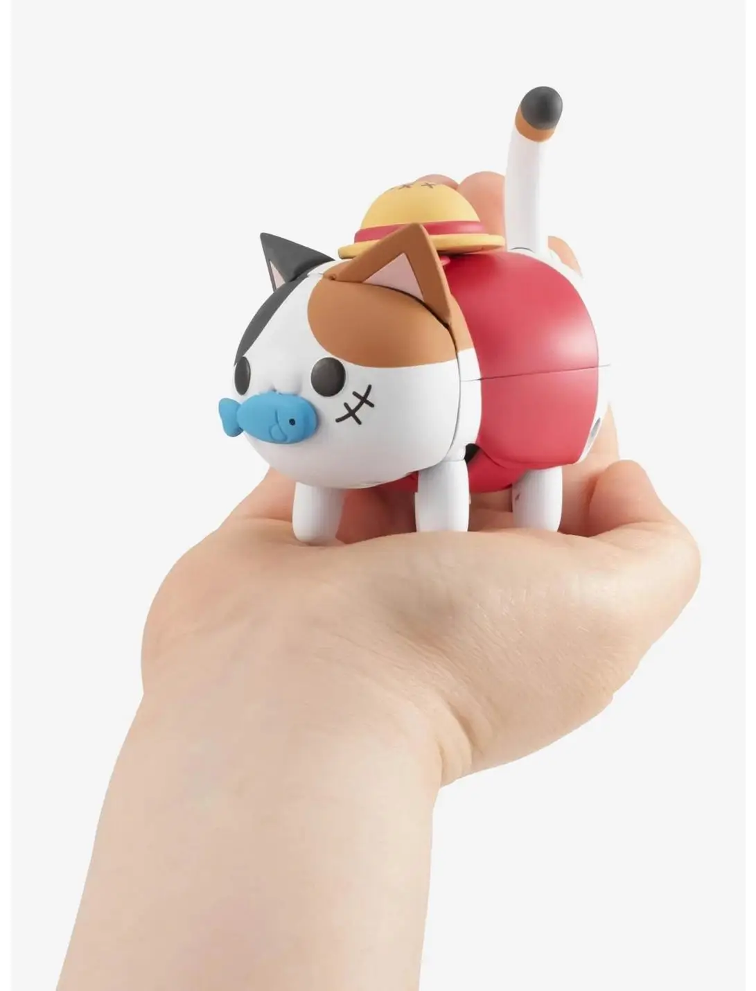 Megahouse Pne Piece Mega Cat Project Nyan Piece Nyaan! Tokotoko Monkey D. Luffy Figure