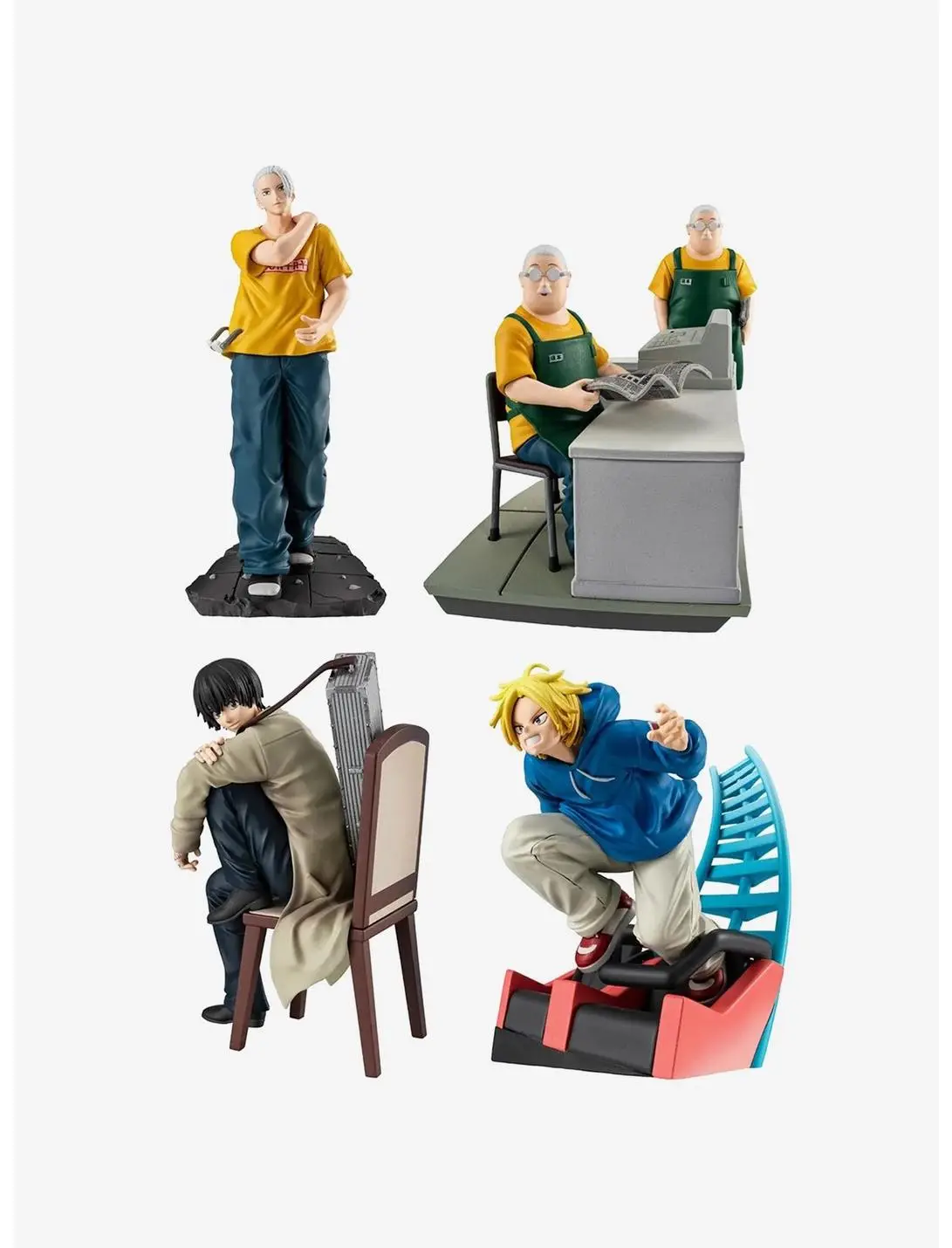 Megahouse Sakamoto Days Petitrama Cut Out Scenes Blind Box Figure