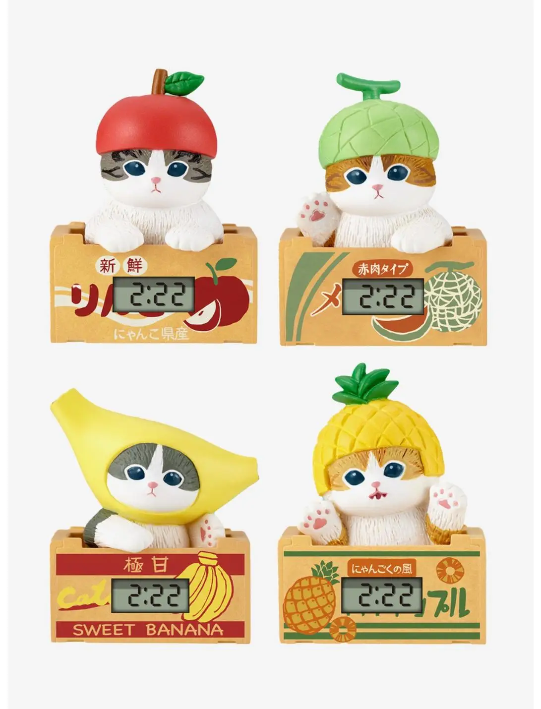 mofusand Fresh Fruit Meow Watch Blind Box Clock
