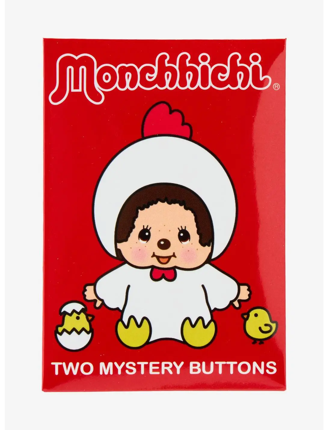 Monchhichi Blind Bag Button Pin Set