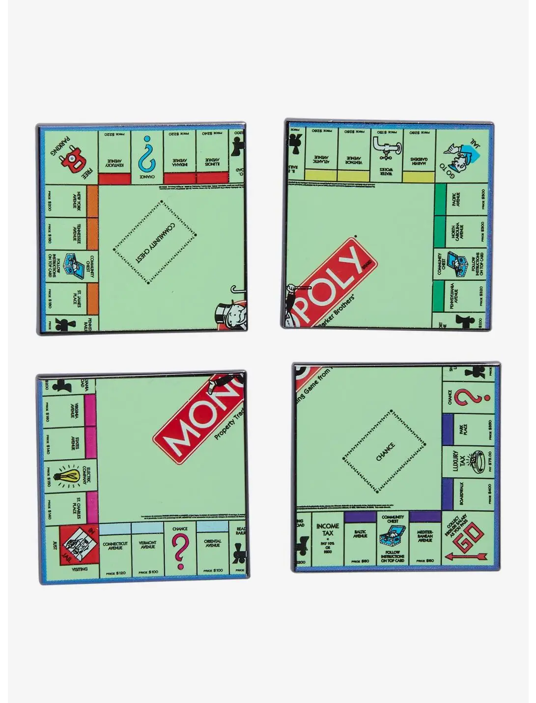 Monopoly Board Blind Box Enamel Pin