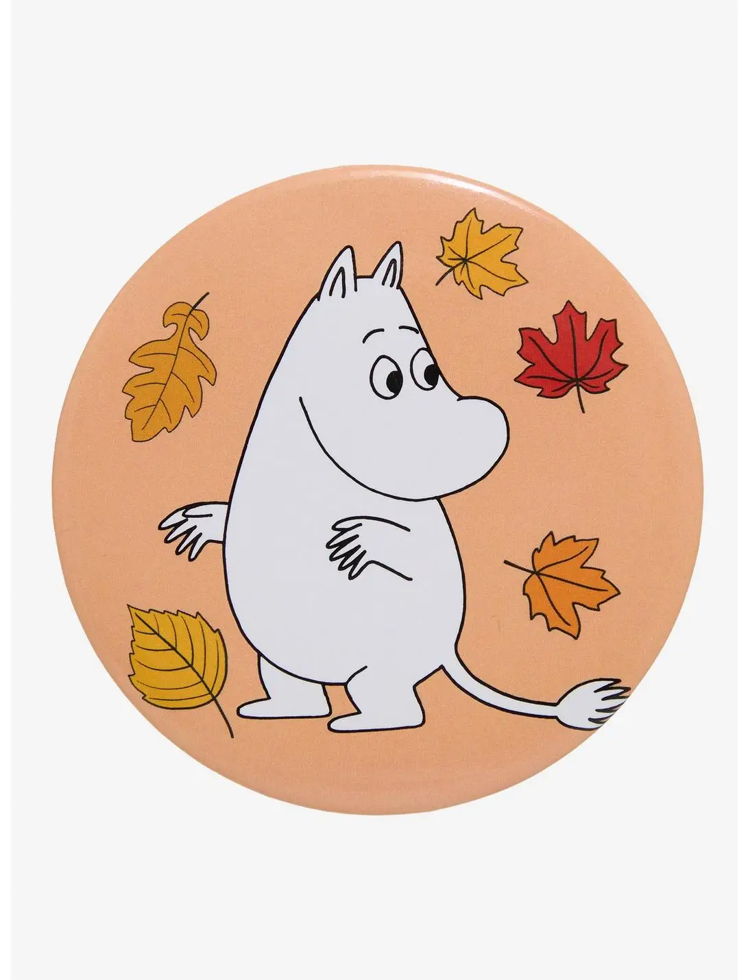 Moomin Autumn Leaves Button Pin