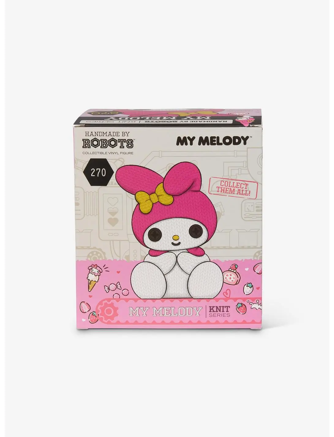 My Melody Handmade By Robots Vinyl Figure