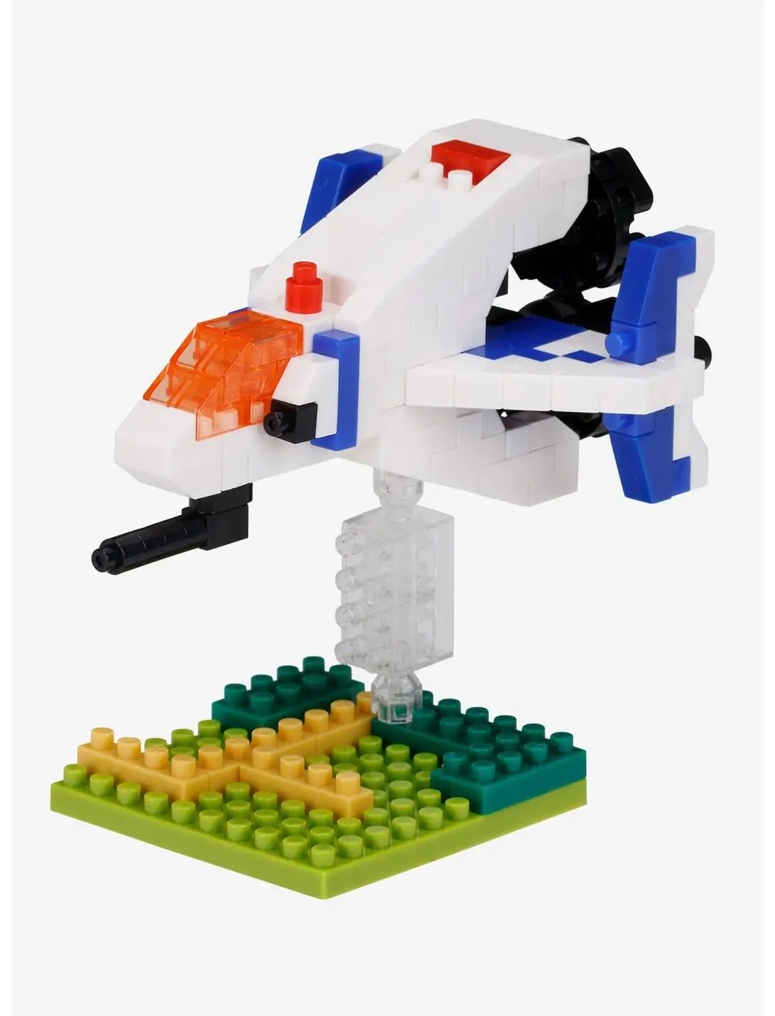 Nanoblock Namco Classic Games Character Collection Xevious Solvalou Build Kit