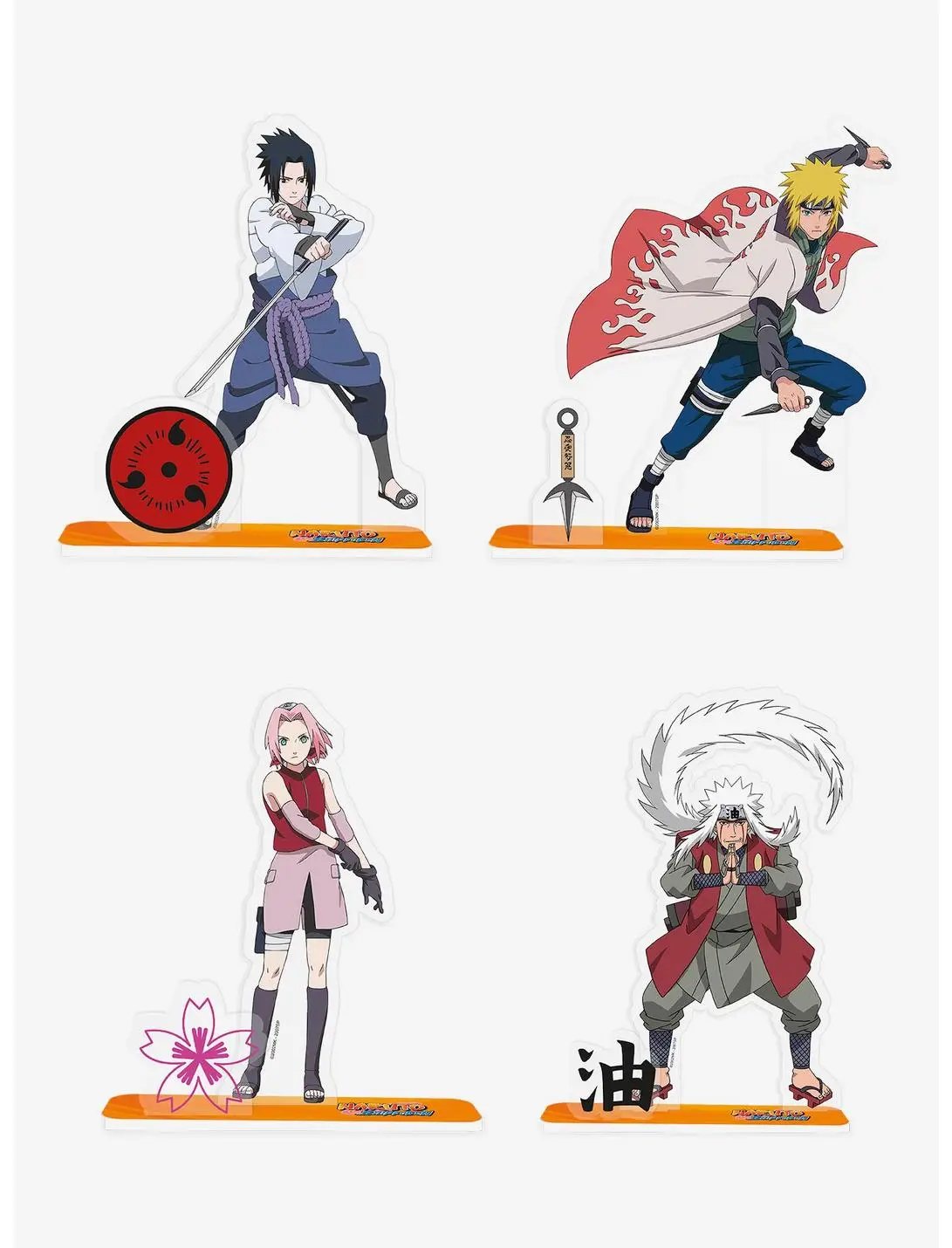 Naruto Shippuden 4PC Acryl Bundle