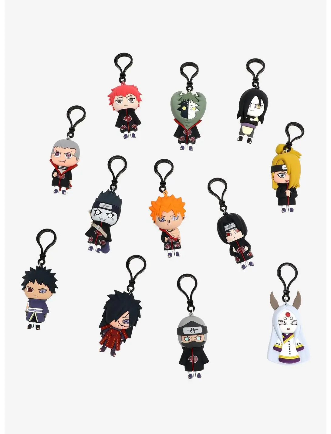 Naruto Shippuden Characters Blind Bag Figural Bag Clip