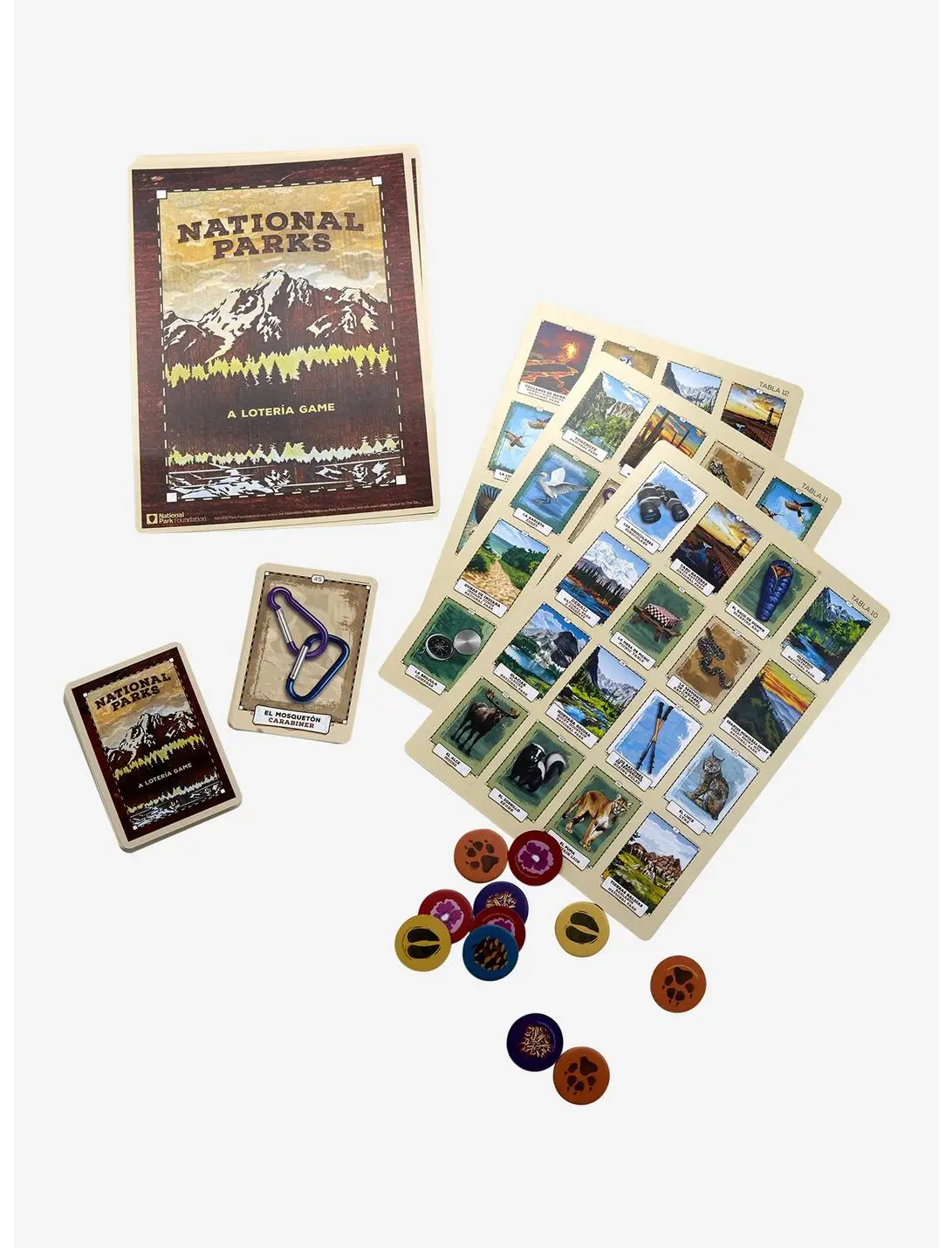 National Parks Lotería Game