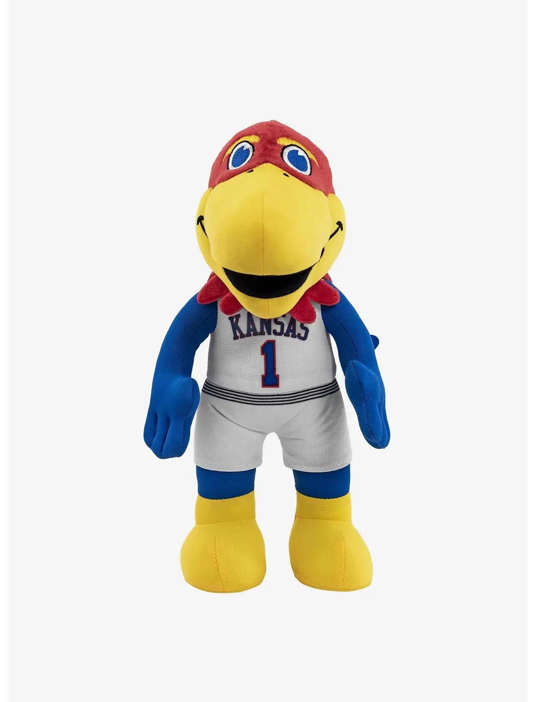 NCAA Kansas Jayhawks Big Jay 10" Bleacher Creatures Mascot Plush Figures