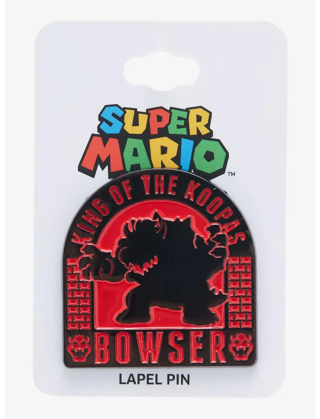 Nintendo Super Mario Bros. Bowser Silhouette Enamel Pin - BoxLunch Exclusive