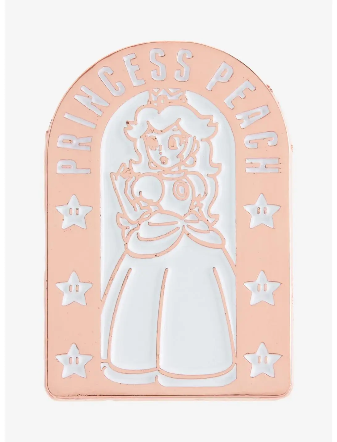 Nintendo Super Mario Bros. Princess Peach Arch Portrait Enamel Pin - BoxLunch Exclusive