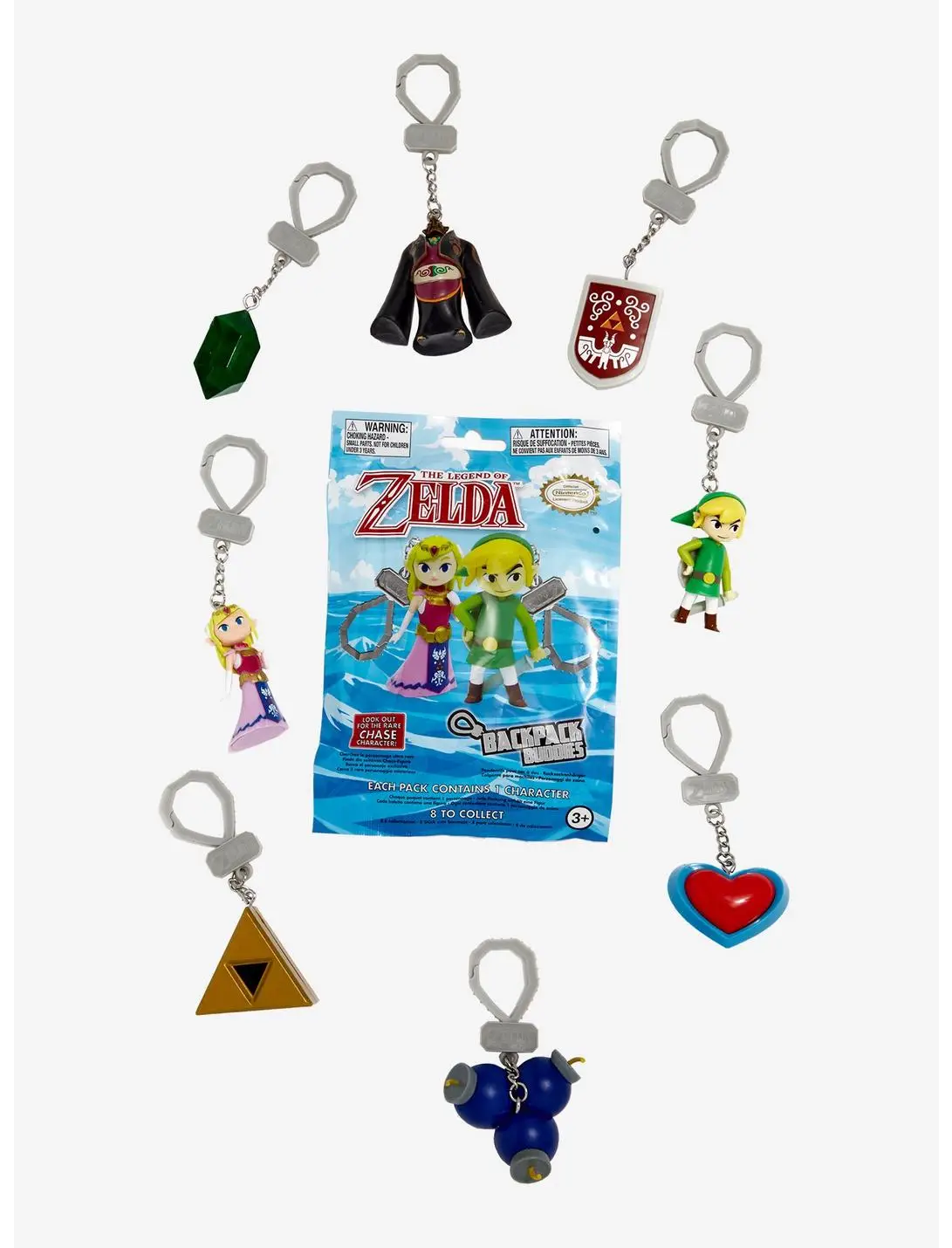 Nintendo The Legend of Zelda Backpack Buddies Blind Bag Keychain