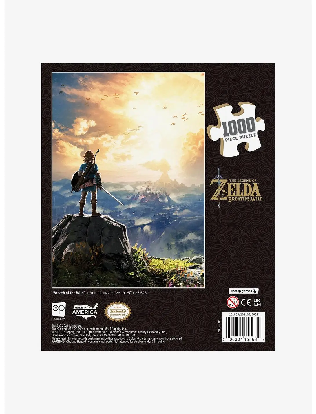 Nintendo The Legend of Zelda: Breath Of The Wild Mountain Scene 1,000 Piece Puzzle