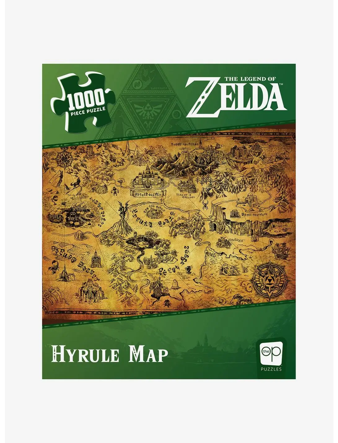 Nintendo The Legend of Zelda Map of Hyrule 1,000 Piece Puzzle