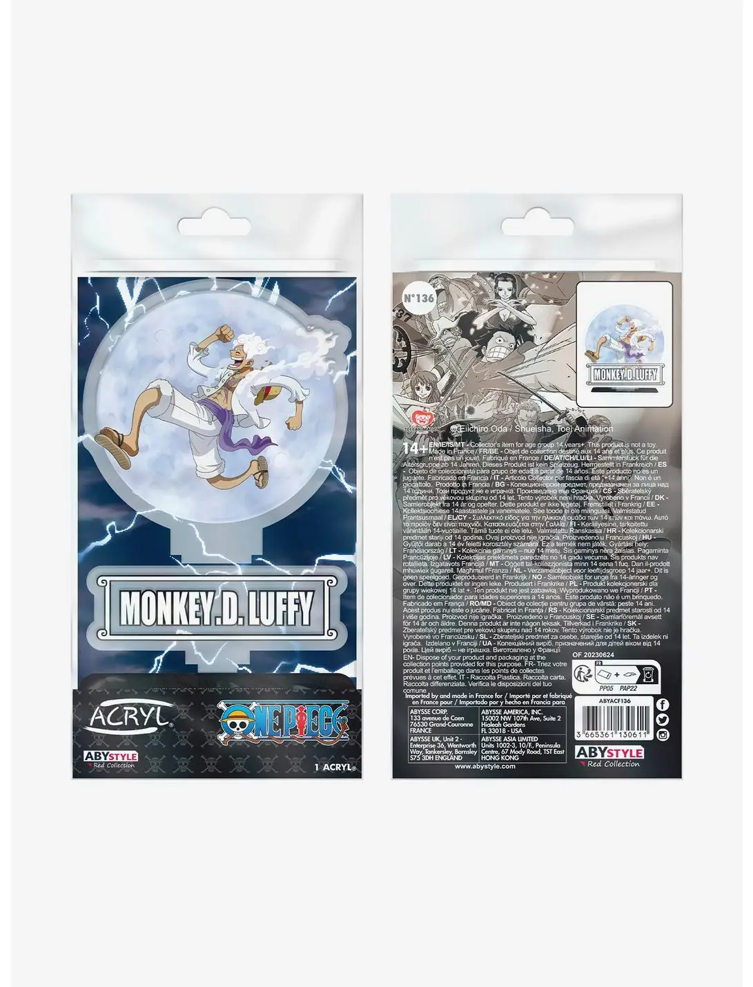 One Piece Gear 5 Acrylic Figure Set