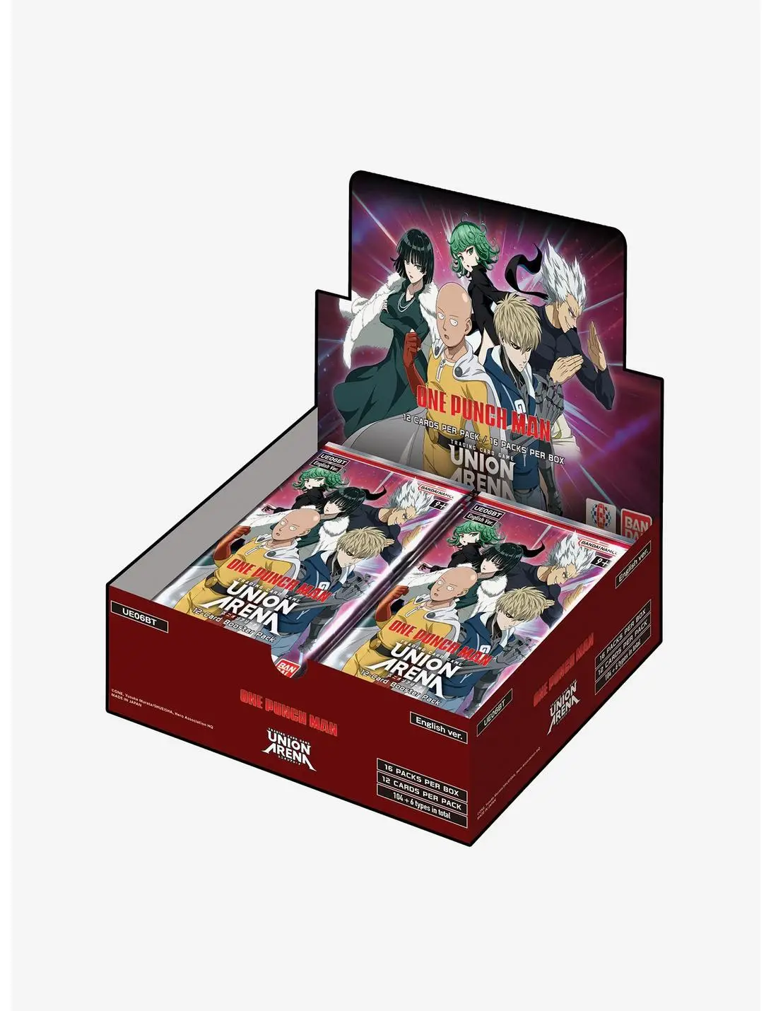 One Punch Man Union Arena Trading Card Game Booster Pack