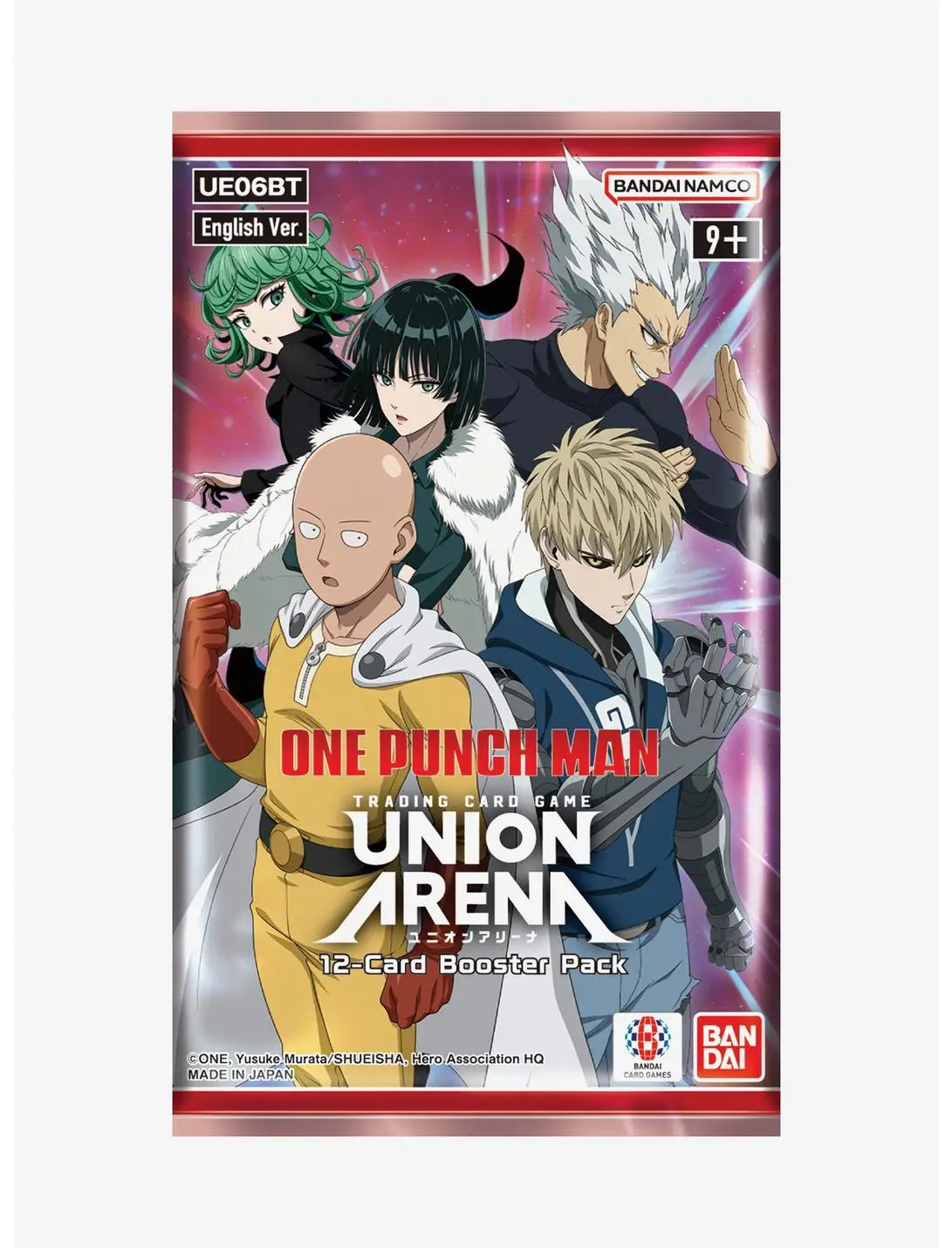 One Punch Man Union Arena Trading Card Game Booster Pack