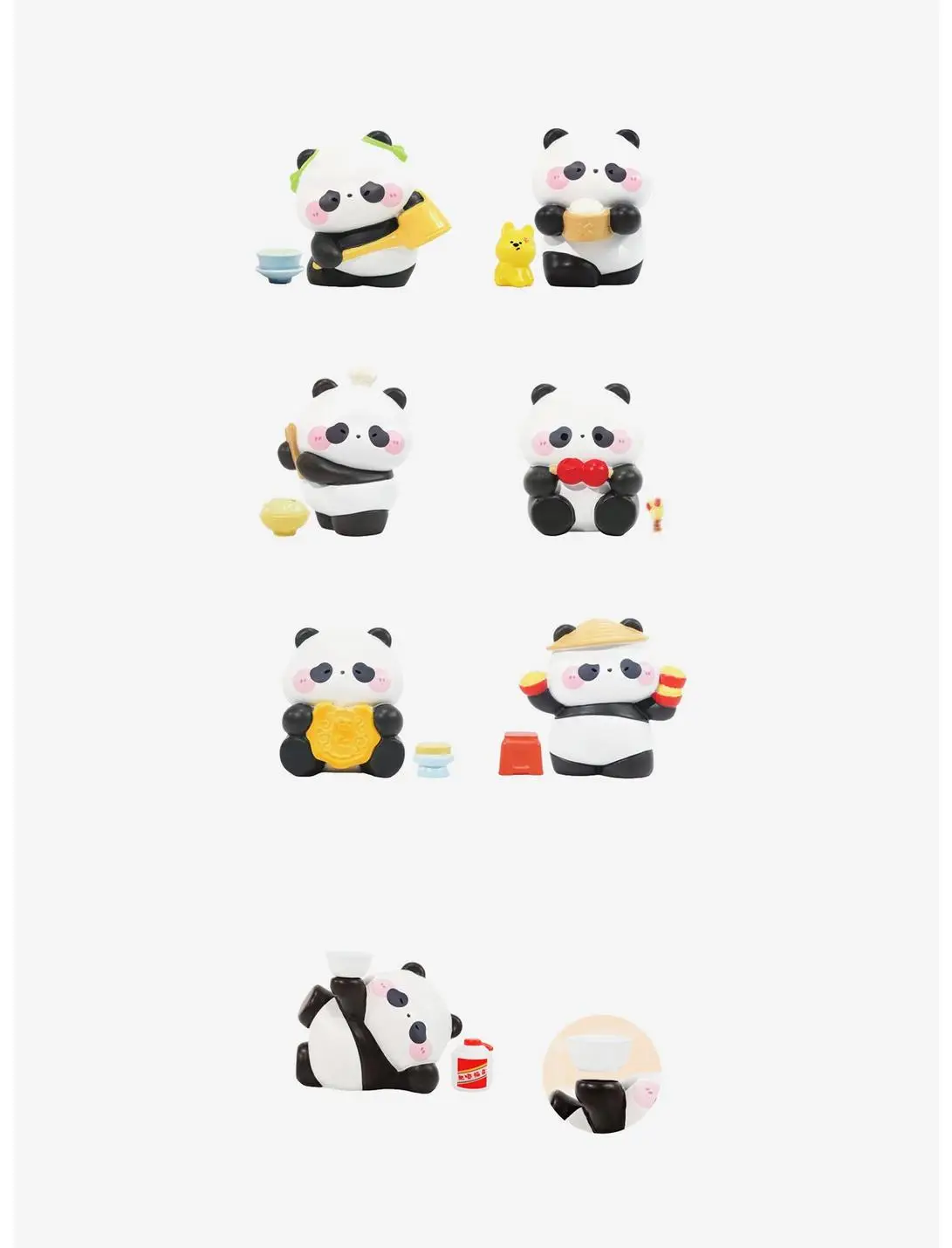 Panda Restaurant Blind Box Figure