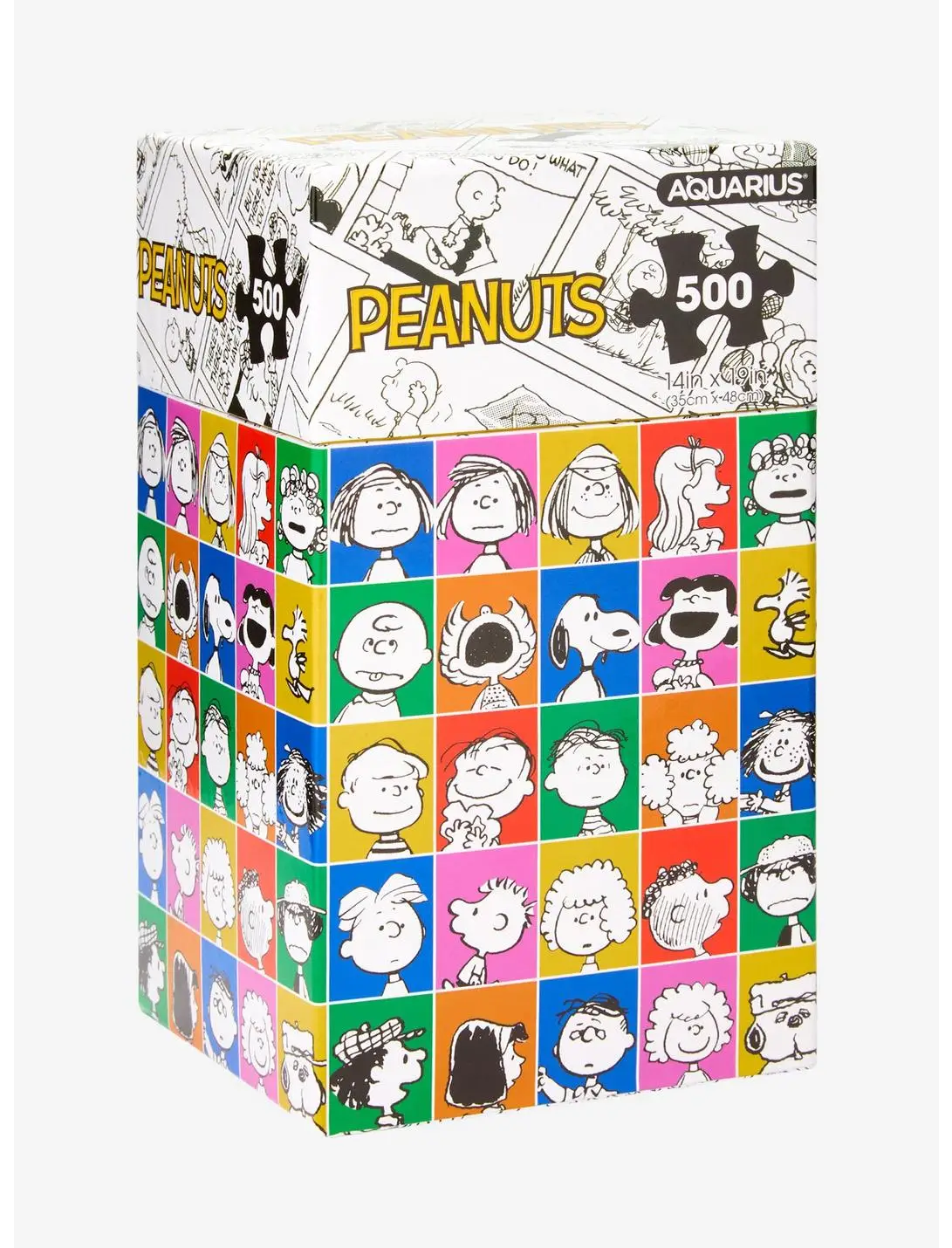 Peanuts 75th Anniversary Grid Portrait 500-Piece Puzzle