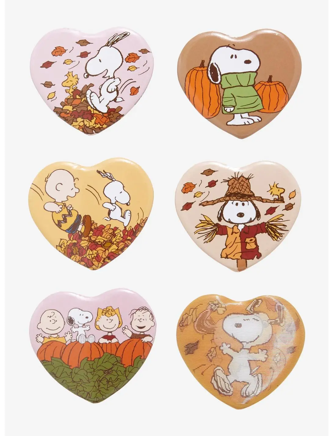 Peanuts Autumn Blind Box Button Pin Set — BoxLunch Exclusive